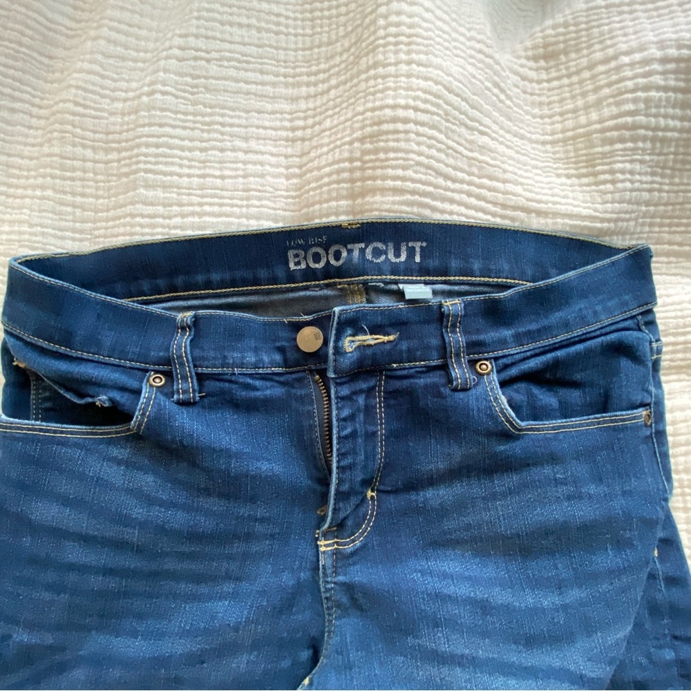 Low Rise Boot Cut Jeans - Picture 4 of 10